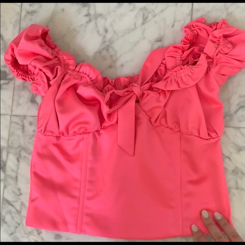 I.AM.GIA pink Naomi top